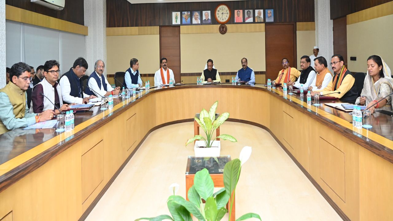 chhattisgarh cm vishnu deo sai cabinet meeting