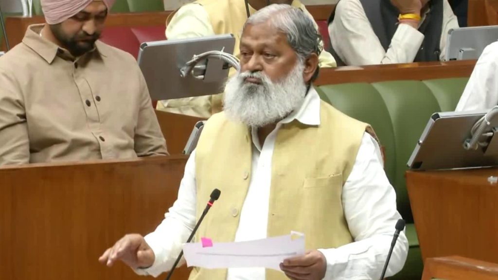 Home Minister Anil Vij