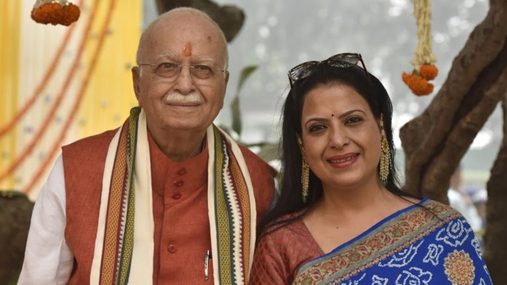 LK Advani and Dauther