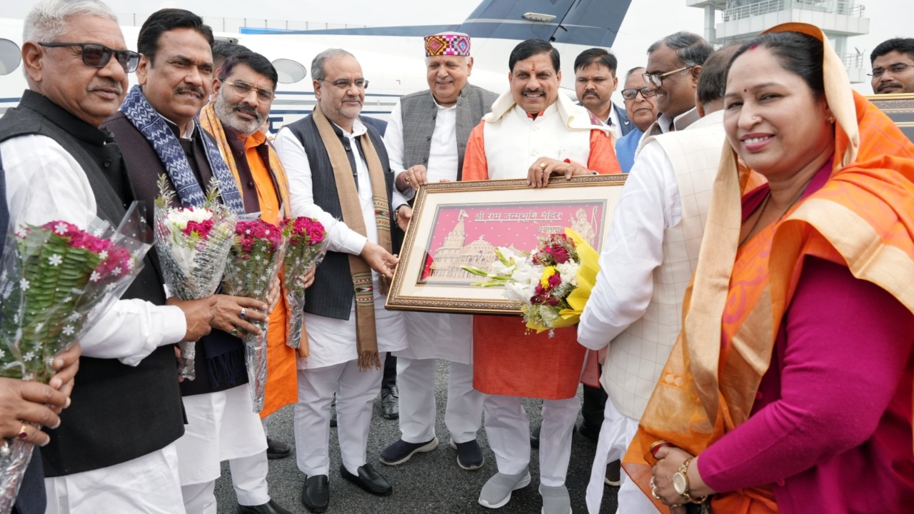 Mohan Yadav with Other BJP Leaders