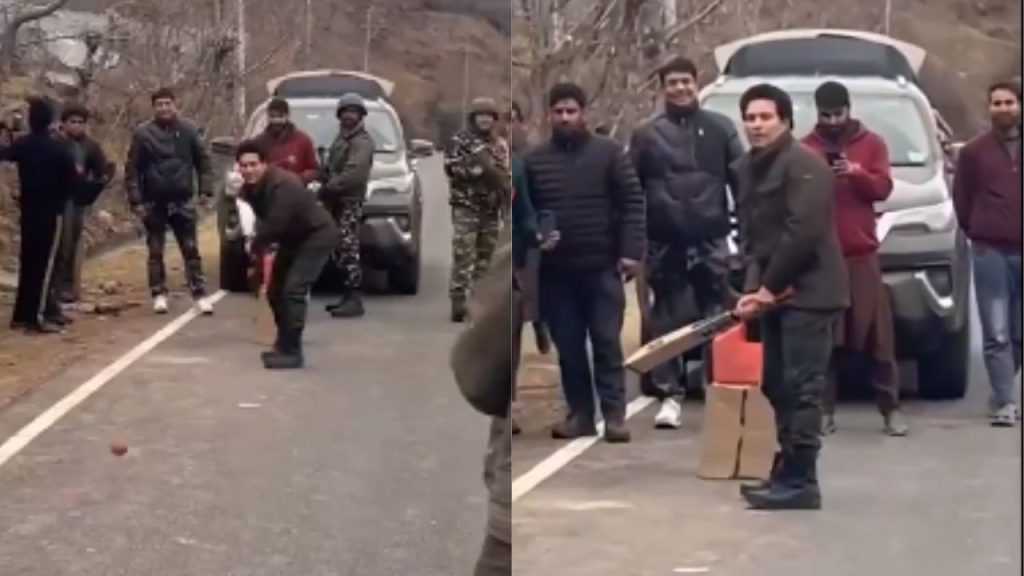 Sachin Tendulkar In Kashmir