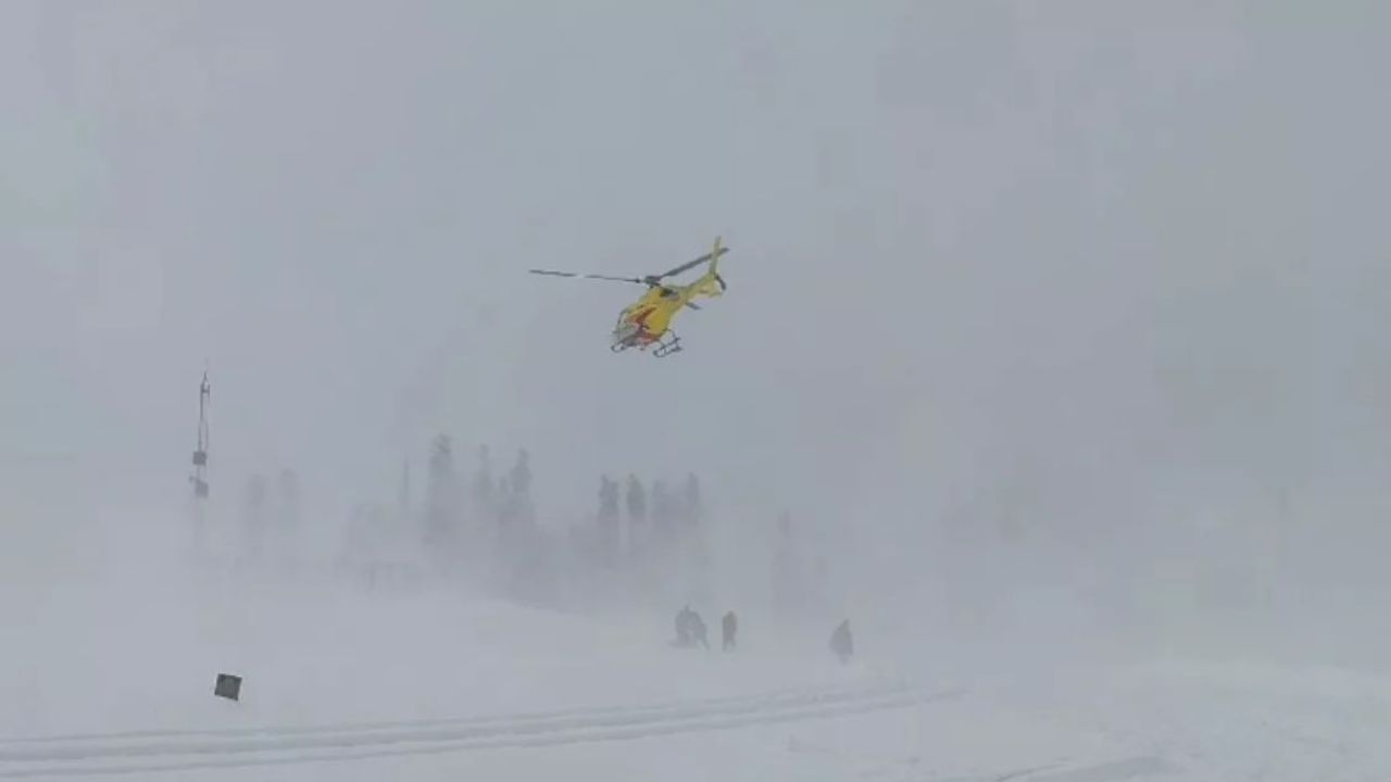 avalanche in Gulmarg