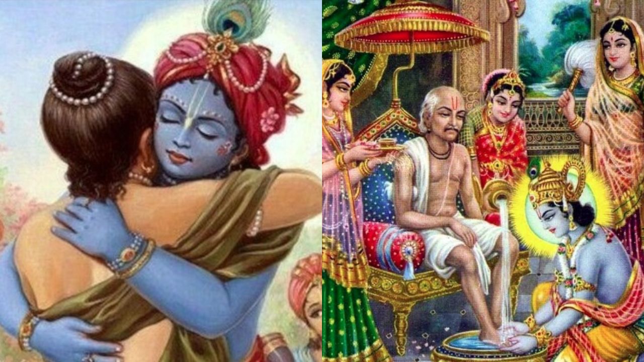 Krishna Sudama: दो मुट्ठी चावल के बदले जब कृष्ण ने सुदामा को दे दी दो लोकों की संपत्ति, जानें फिर क्या हुआ
