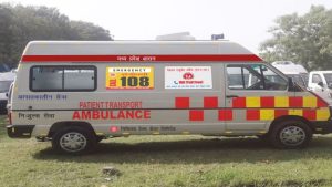 ambulance service in mp