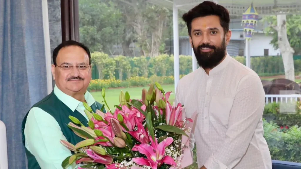 JP Nadda and Chirag Paswan, Lok Sabha Election 2024, Lok Sabha Election