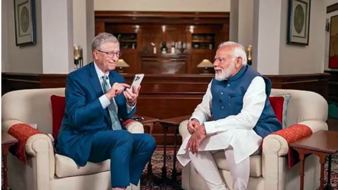 PM Modi-Bill Gates