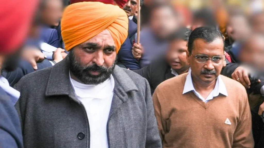 Delhi Liquor Scam, Bhagwant Mann and Arvind Kejriwal