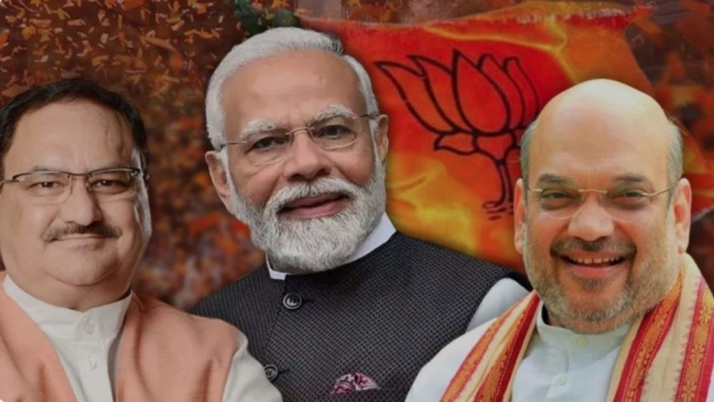 पीएम मोदी, अमित शाह, जेपी नड्डा