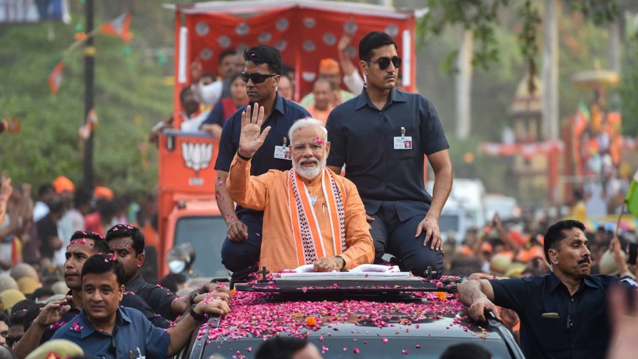 Modi-road-show-pti