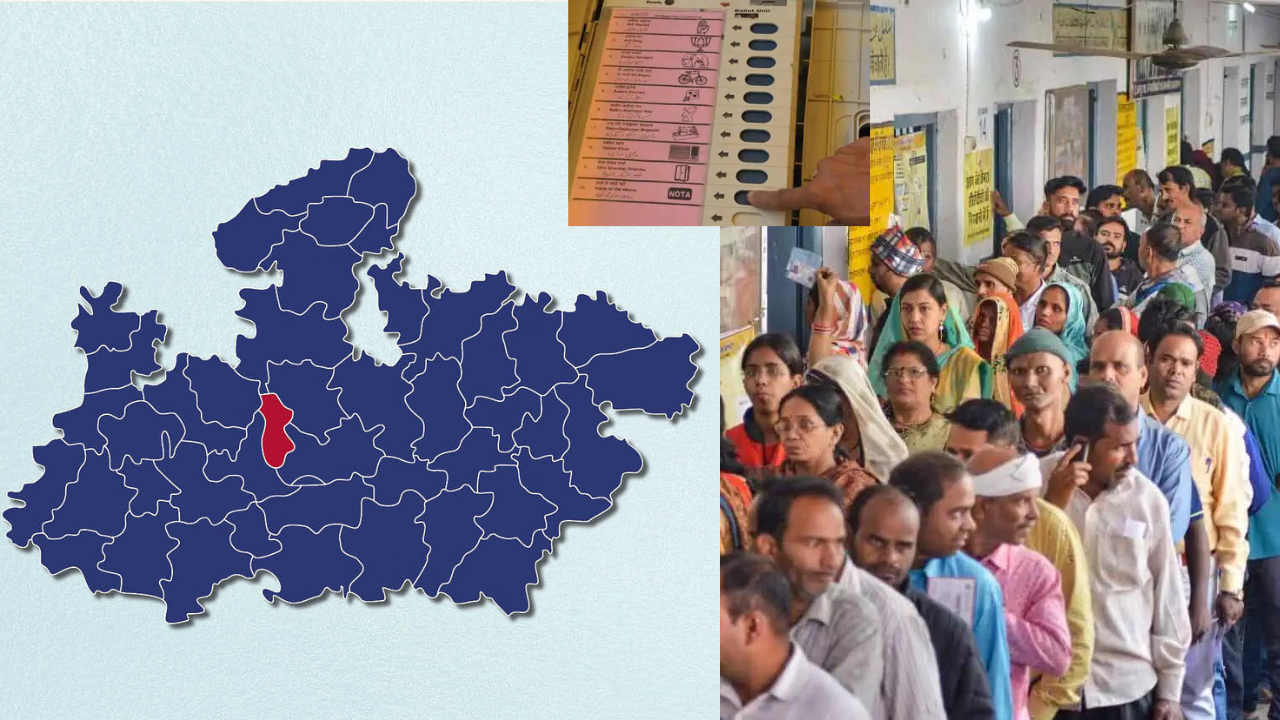 There was less voting in Bhopal Lok Sabha seat in the third phase of Lok Sabha elections.