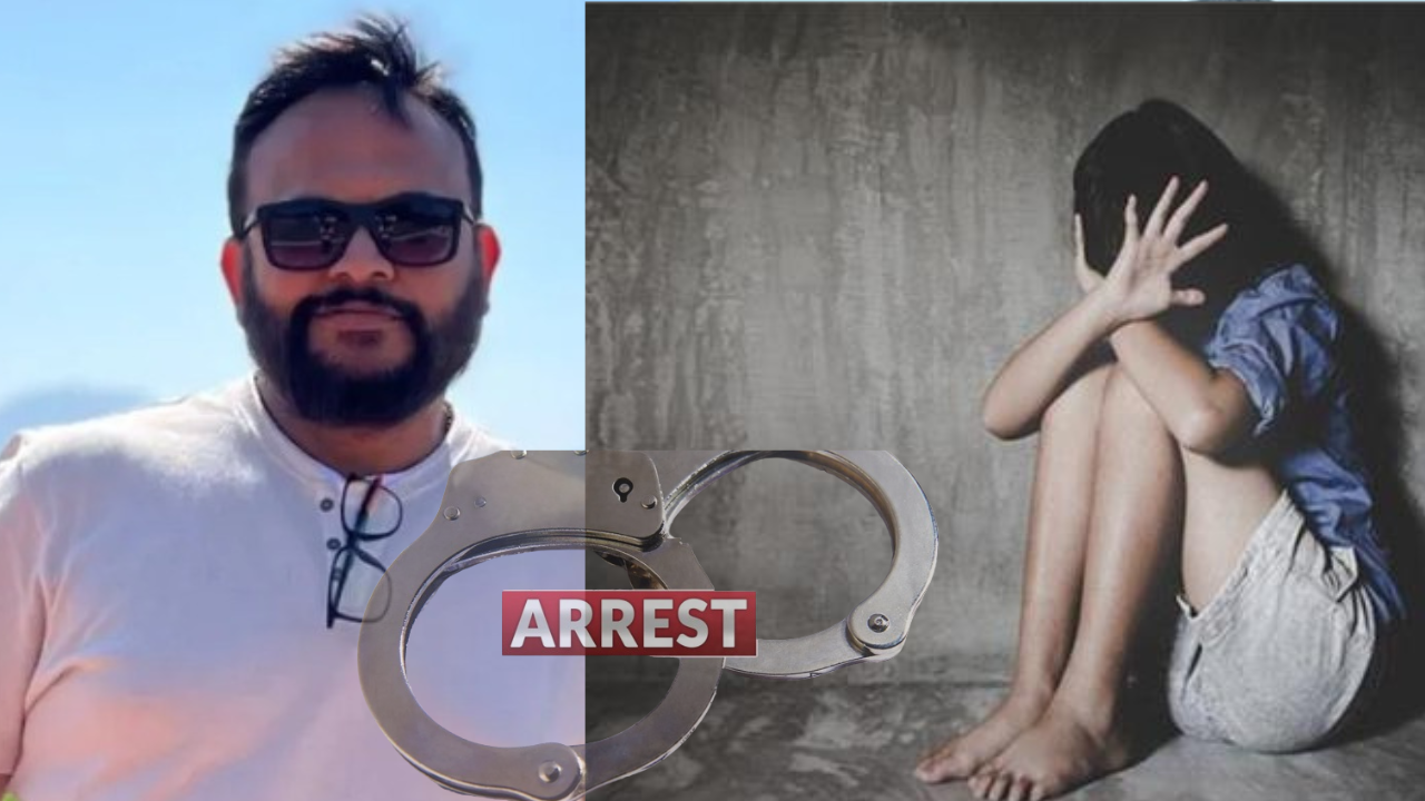 School director Mini Raj Modi was arrested on Monday night in the case of rape of an innocent child.