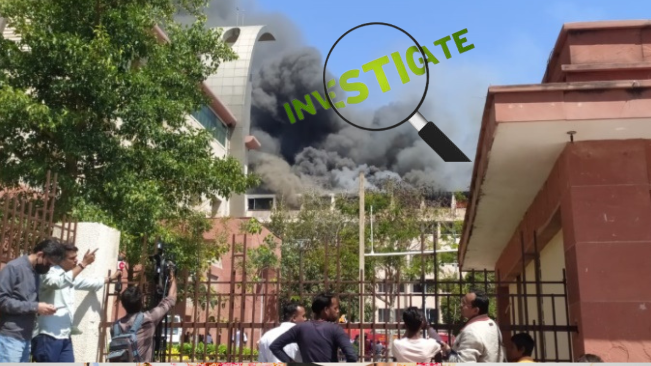 The officer has not yet submitted the report to the government in the case of fire on the fifth floor of Vallabh Bhawan.
