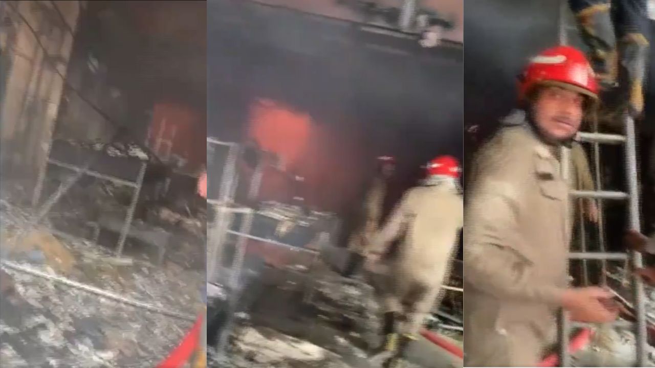 Fire In karol Bag Delhi