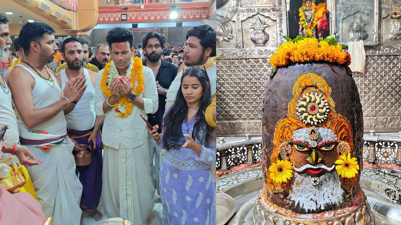 Manoj Bajpayee reached Ujjain before the start of his film's promotion invitation.