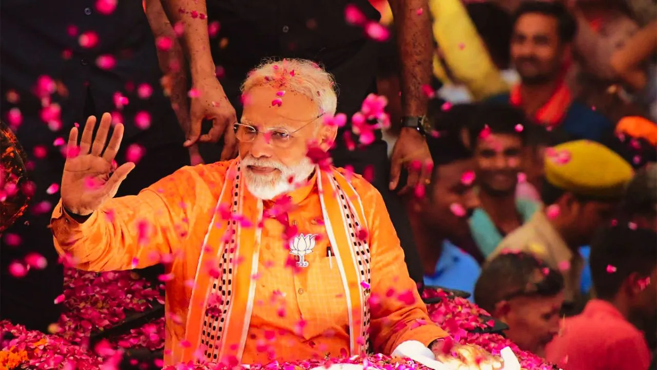 PM Modi, PM Modi Road Show in Varanasi, Lok Sabha Election 2024