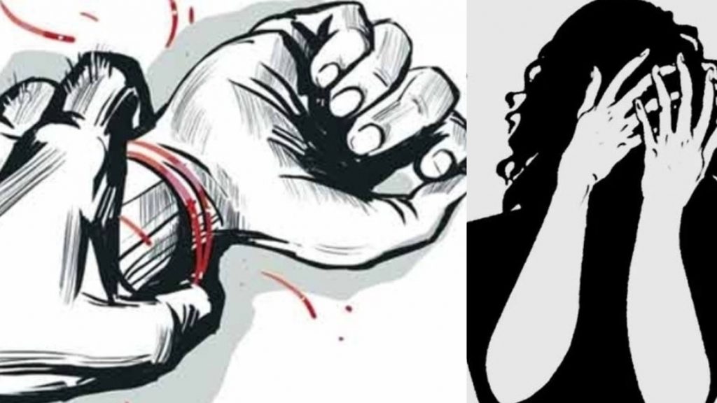 A sensational case of rape of a woman has come to light in Indore.