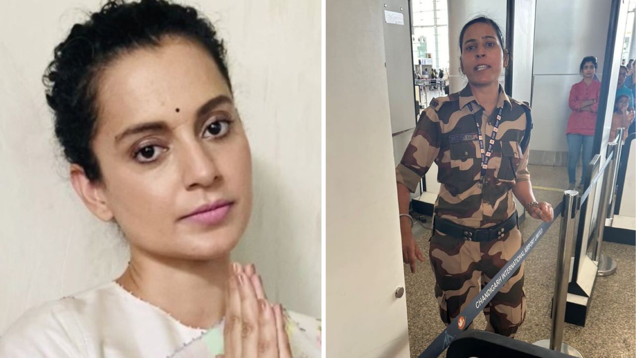 kangana Ranaut Slapped at Chandigarh Airport