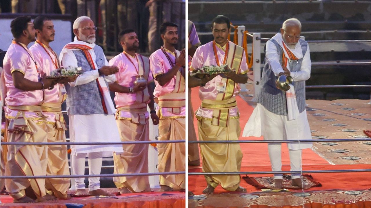 PM Modi In Ganga Aarti