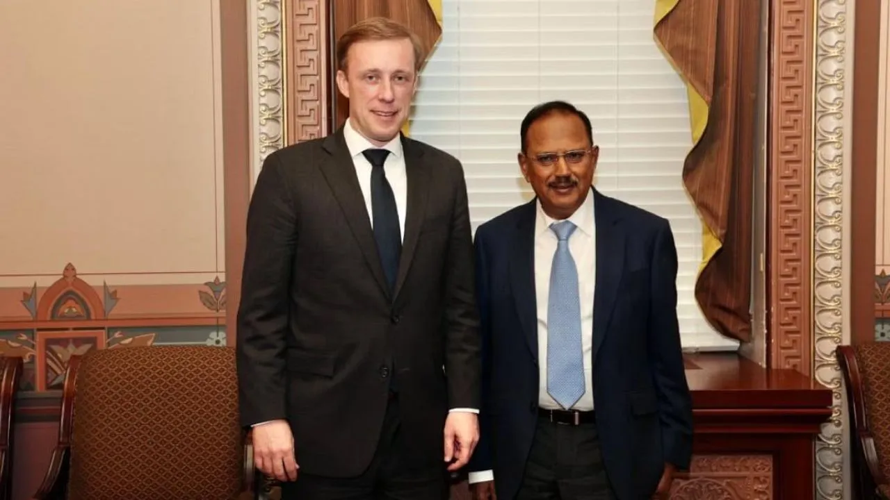 US NSA India Visit, Ajit doval, Jake Sullivan