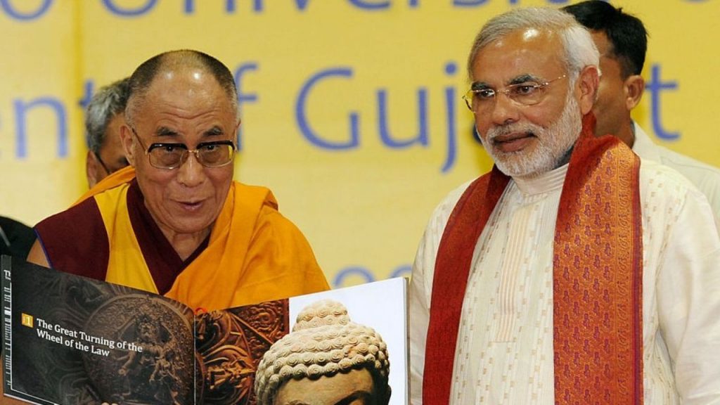 on the inauguration of the new campus of Nalanda University Dalai Lama wrote a letter to PM Modi