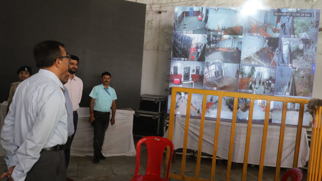 CEO Rajan reached Bhopal jail before counting of votes, gave instructions to install coolers and counting will be done on June 4.