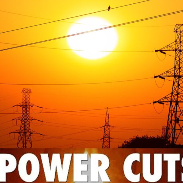 There are continuous power supply cuts in the city.