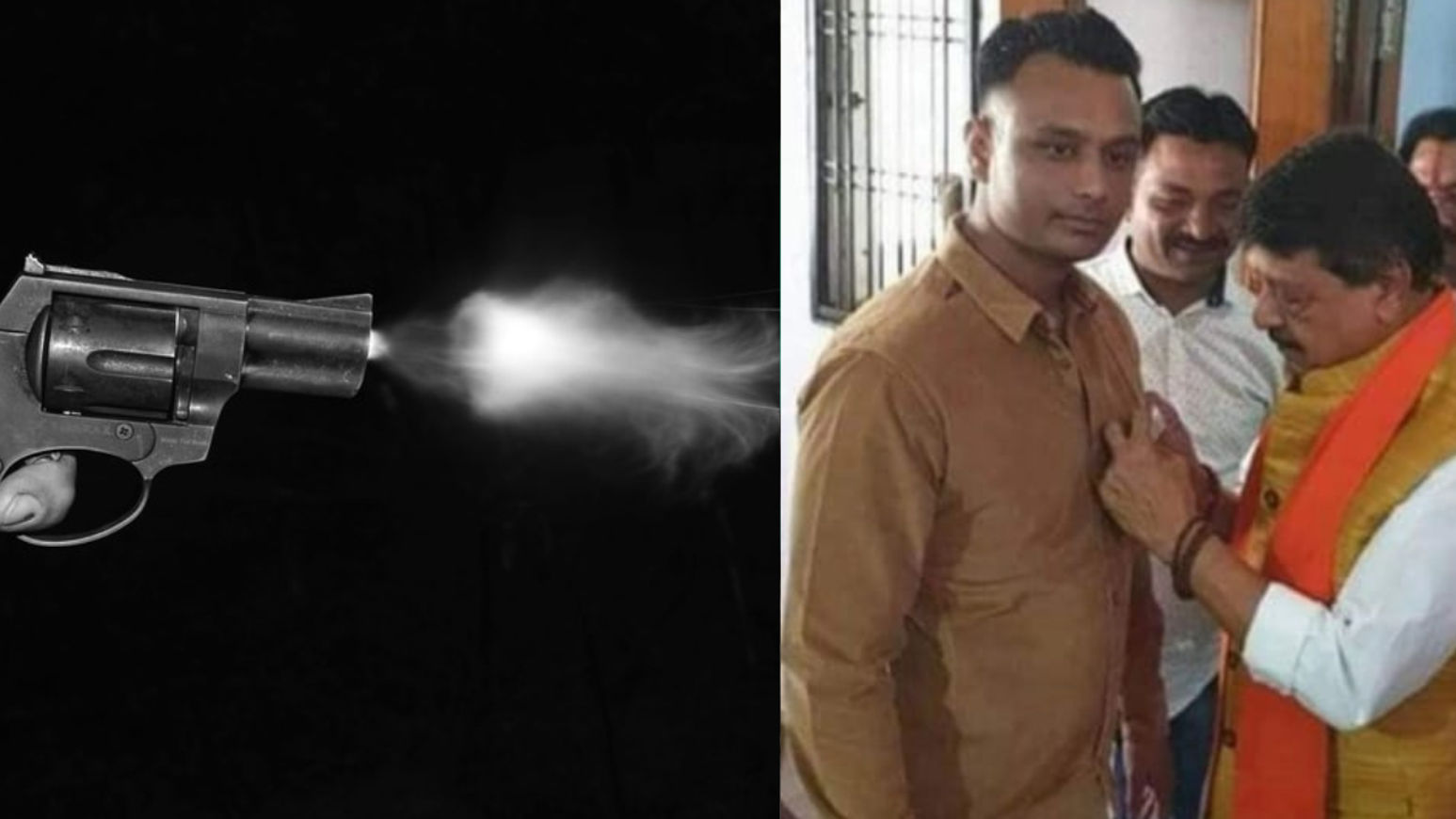 City Vice President of Bharatiya Janata Party Yuva Morcha, Monu Kalyane, was shot dead late in the night.