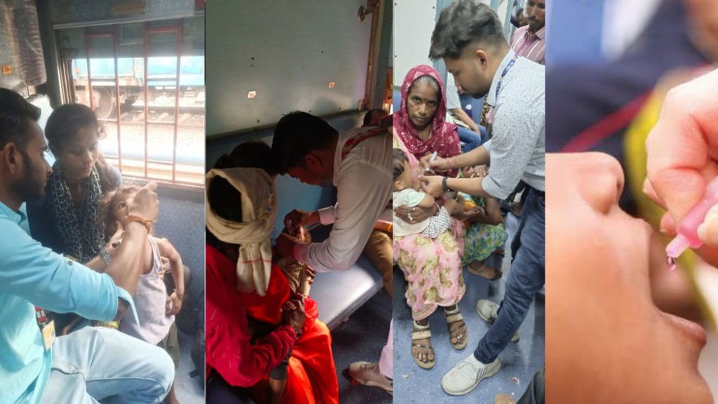 Pulse polio vaccination campaign was started in Bhopal division.