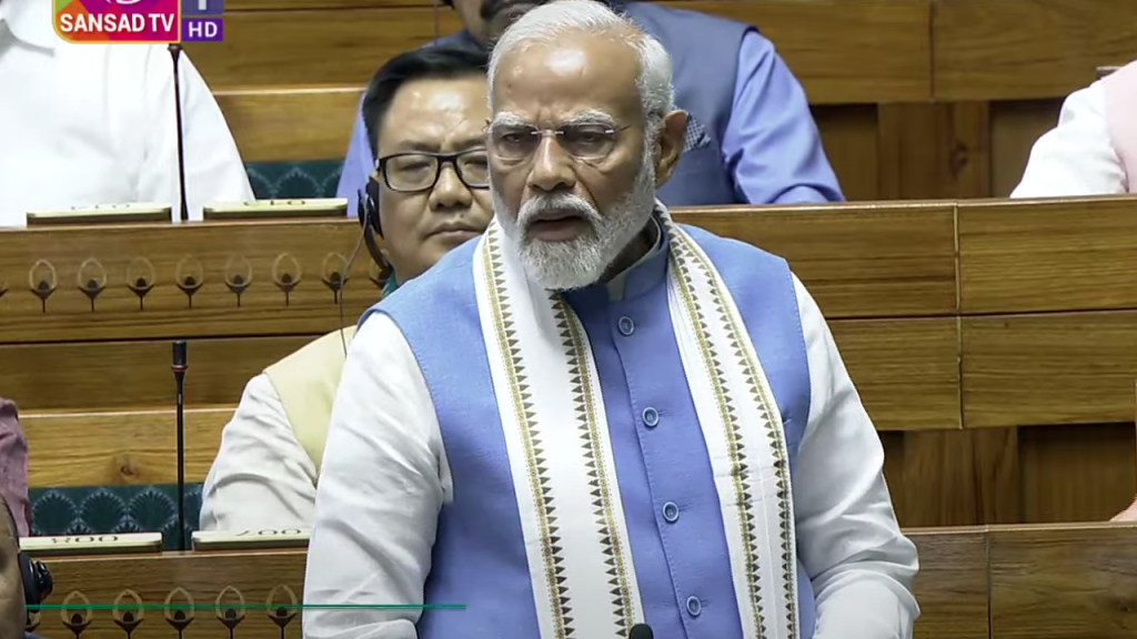 PM Modi In Parliament