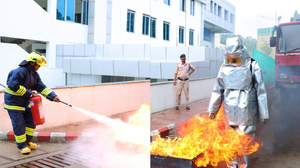 PHQ now gave fire safety training to security personnel.