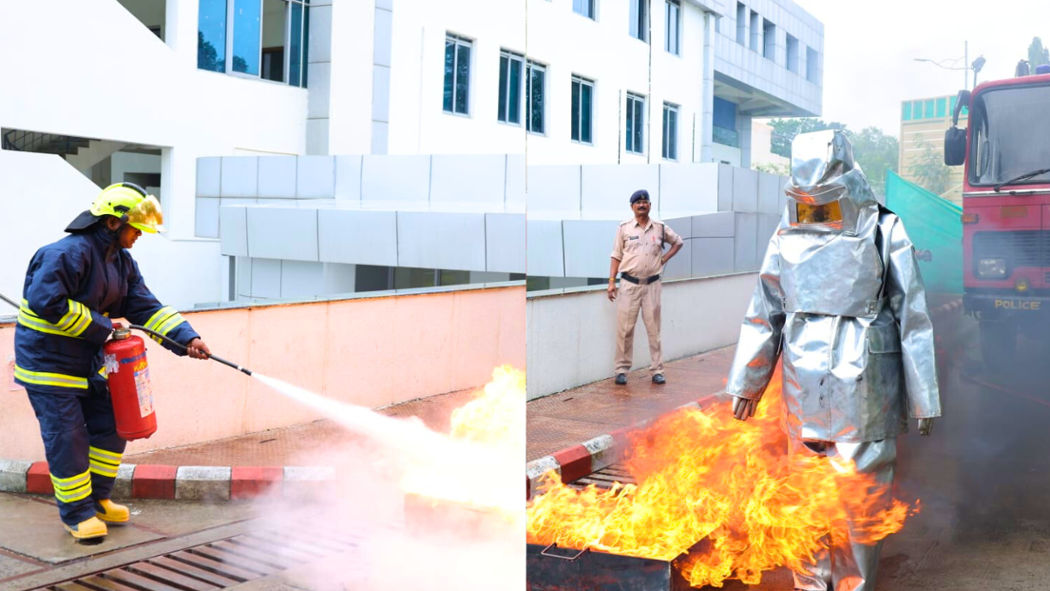 PHQ now gave fire safety training to security personnel.