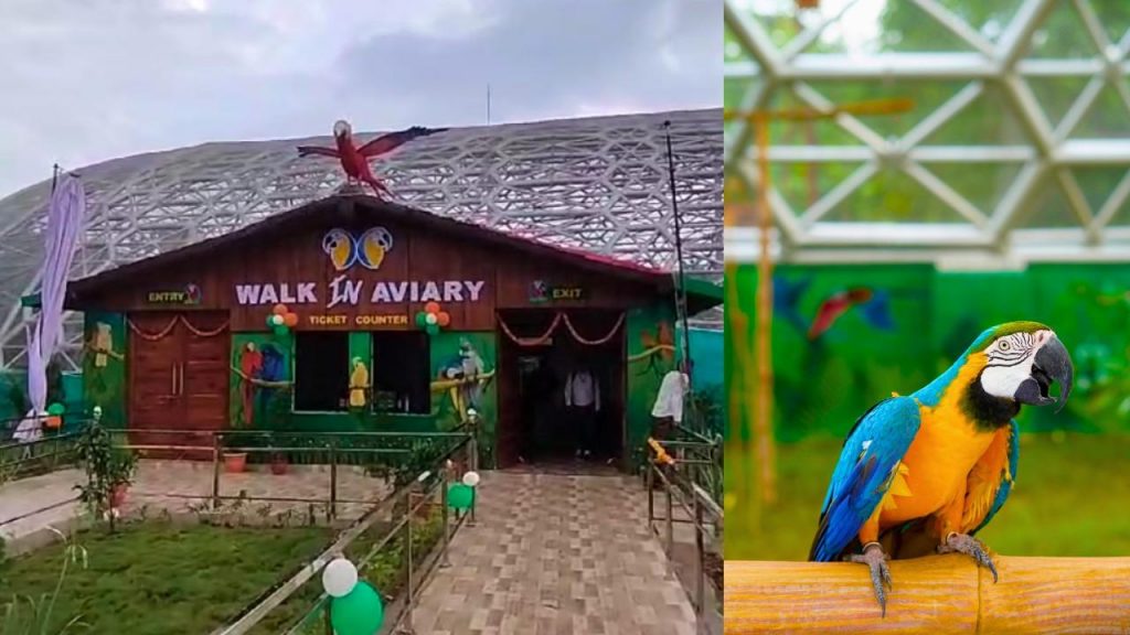 The second aviary of the country is ready in the White Tiger Safari of Satna.