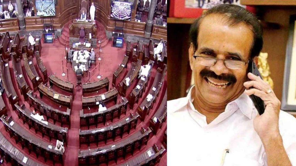 Union Minister George Kurien from MP was elected unopposed to Rajya Sabha.