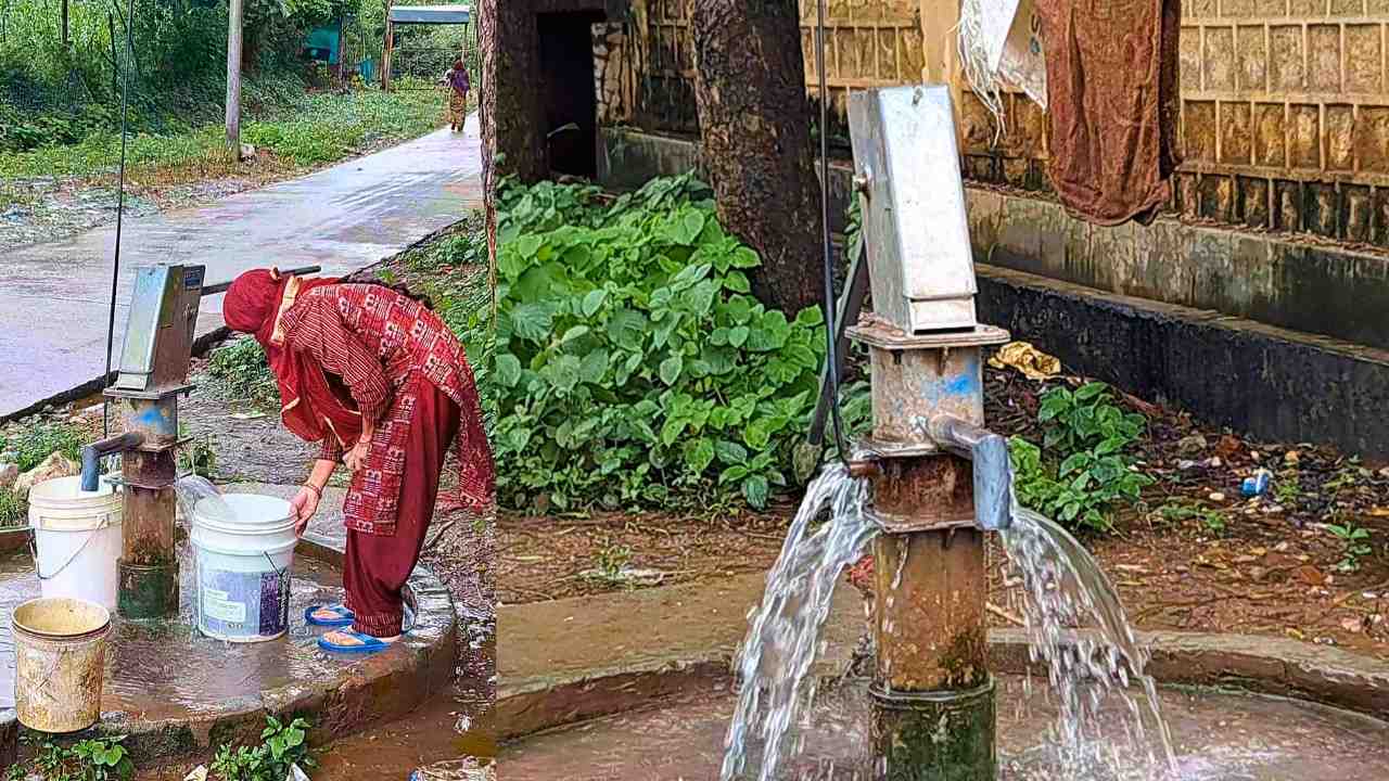 Water has been continuously extracted from this hand pump for years.