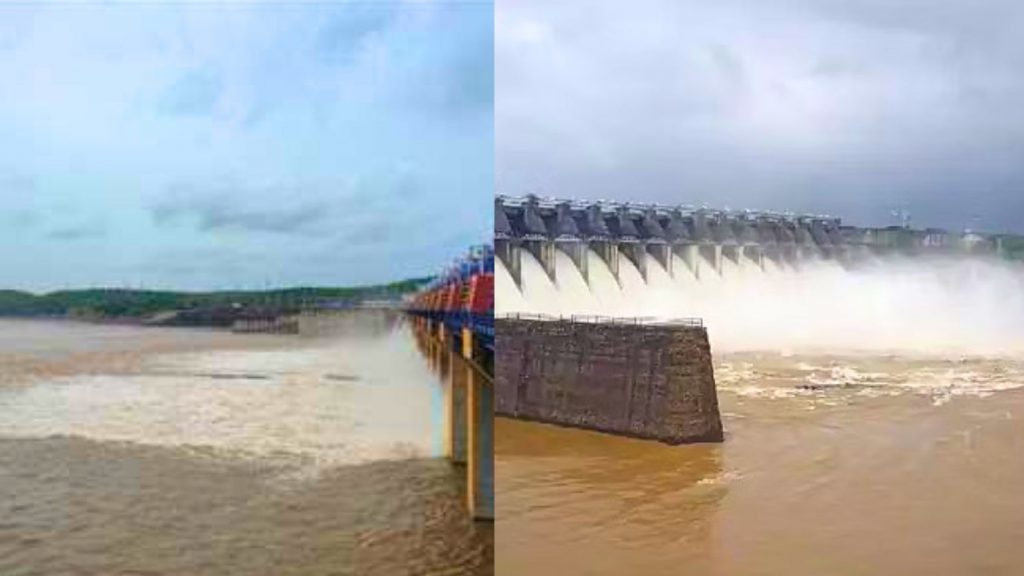 The administration is on alert mode after rain in the upper reaches of Narmada.