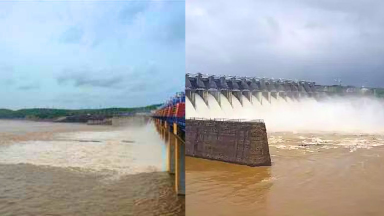 The administration is on alert mode after rain in the upper reaches of Narmada.