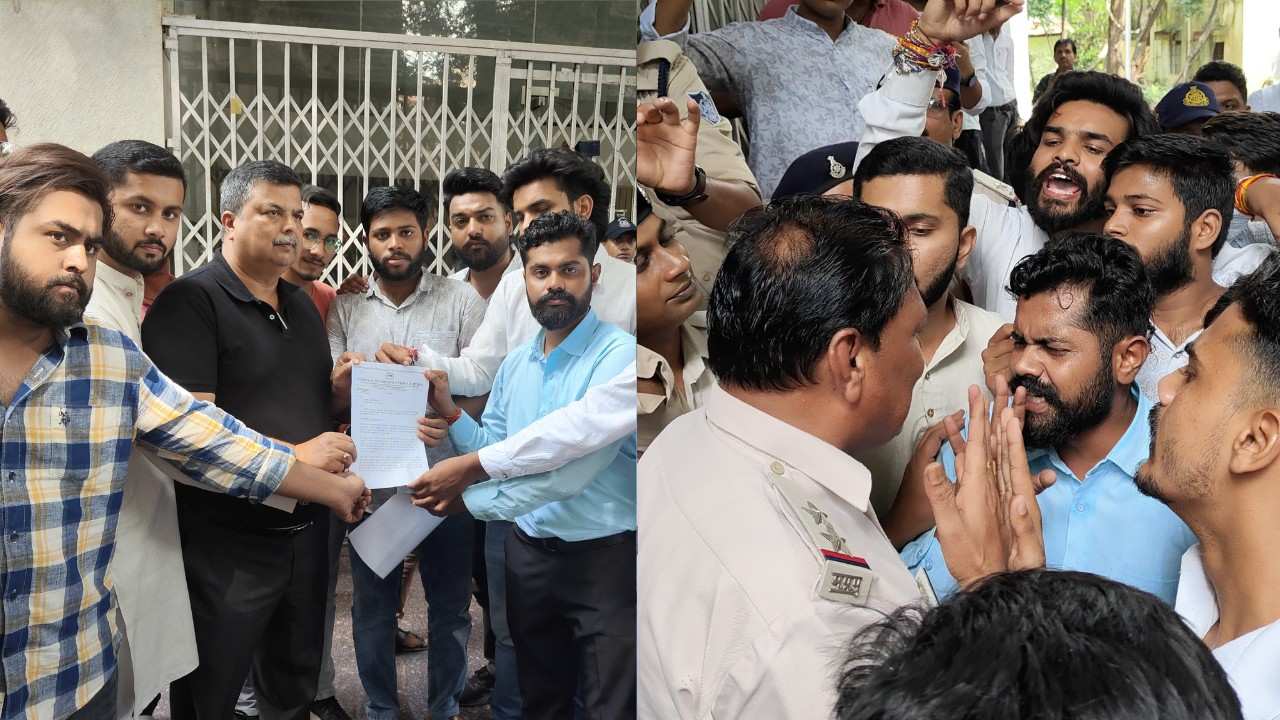 NSUI submitted memorandum to all the colleges and universities of the state