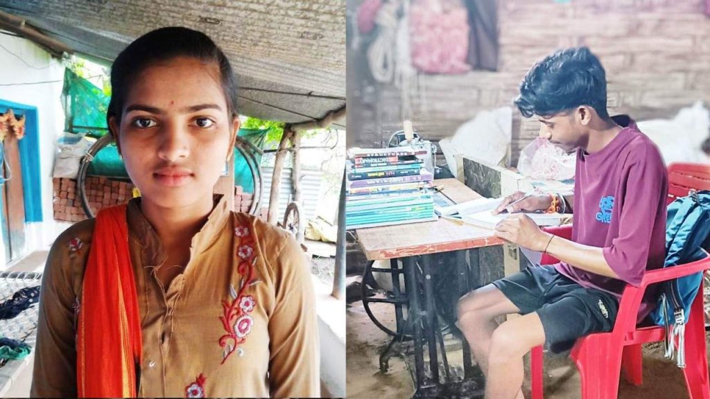 Both student Ravindra Masane and student Kumari Pooja will receive free residential coaching for NEET at Vidyashree Education Academy, Indore for the next two years.