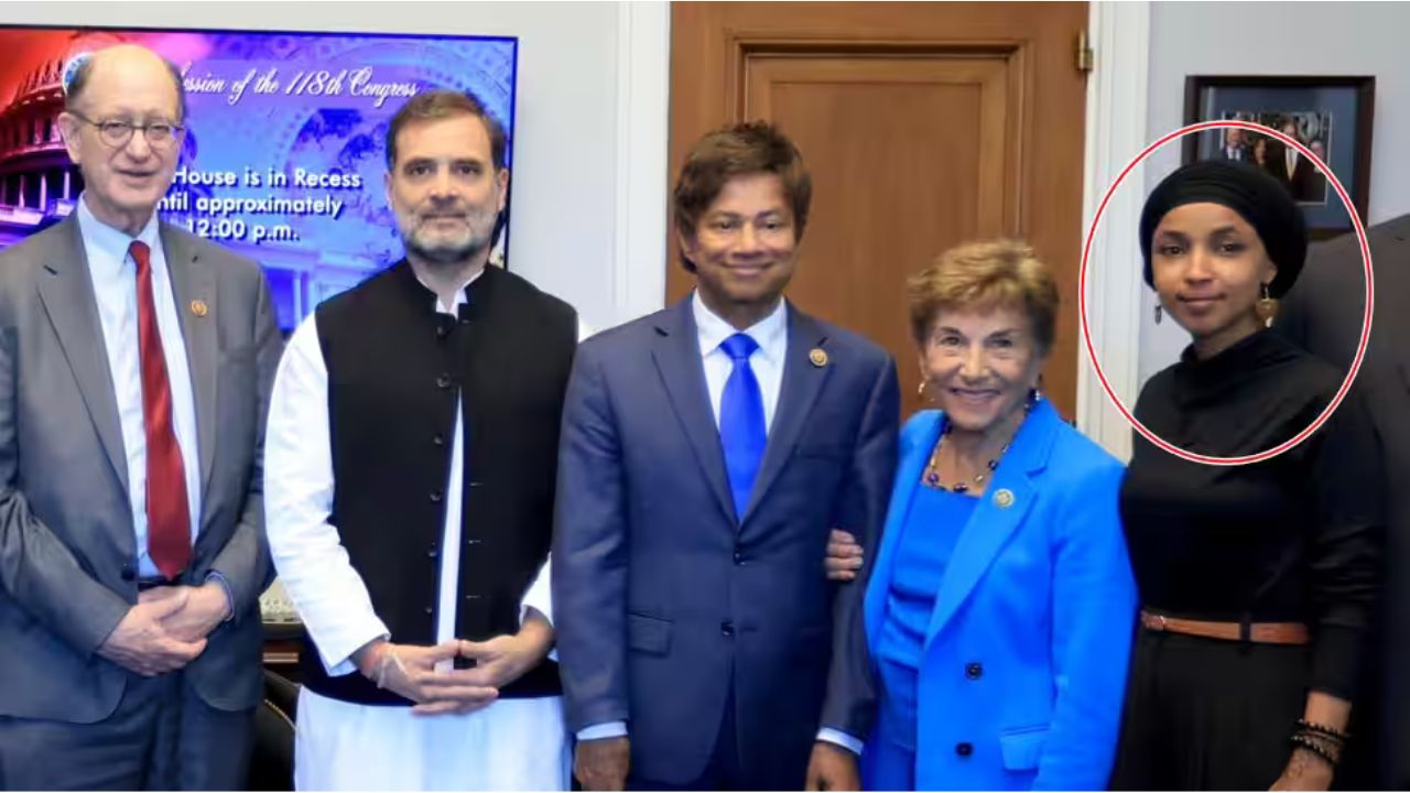 Rahul Gandhi With ilhan omar