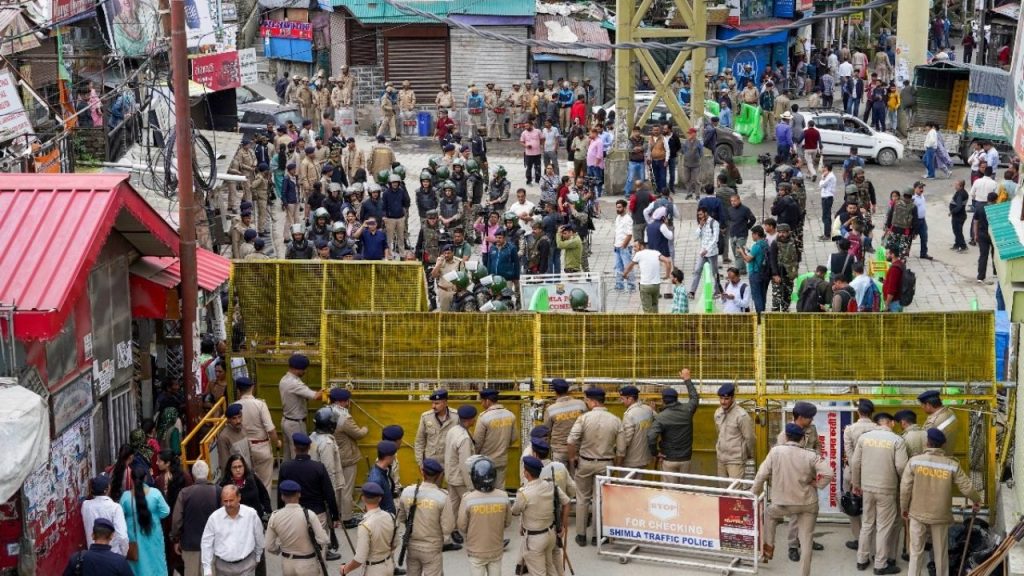 Shimla Mosque Protest