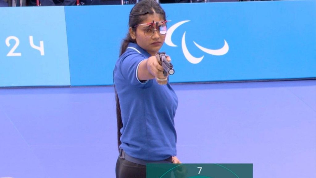 Rubina Francis of Jabalpur won the shooting category in Paris Paralympics 20224