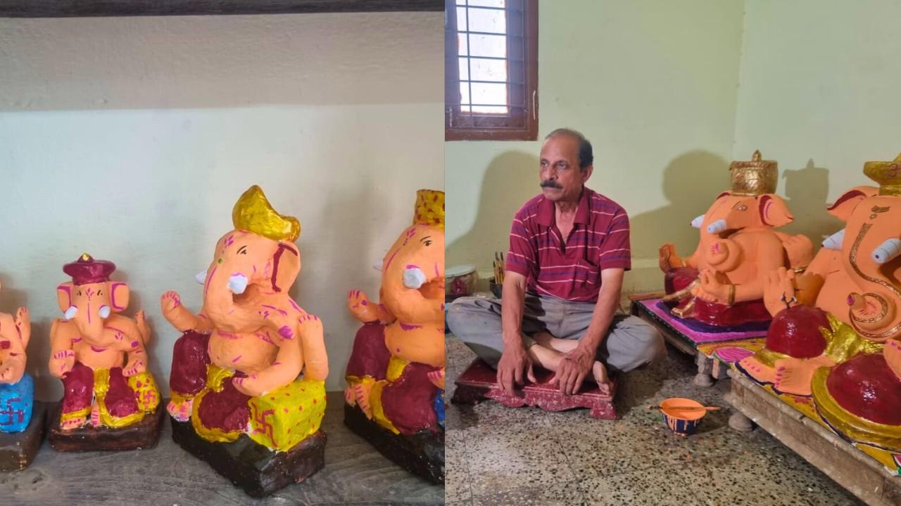 Khargonkar family has been manufacturing Ganesh idol for Holkar dynasty for last 250 years.