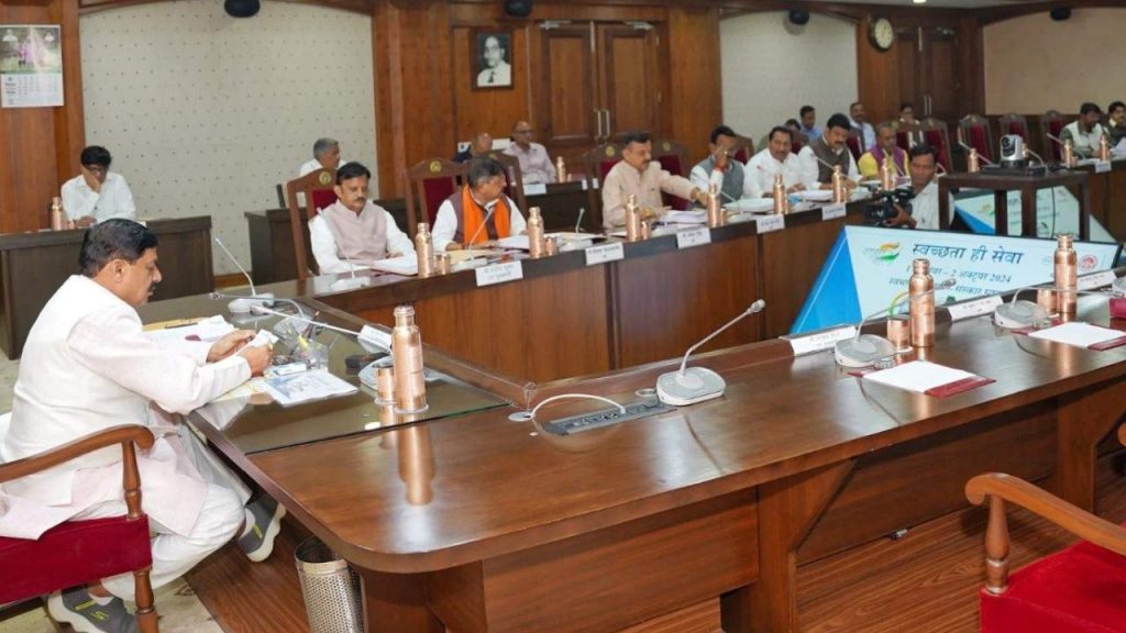 Cabinet meeting chaired by CM Dr. Mohan Yadav