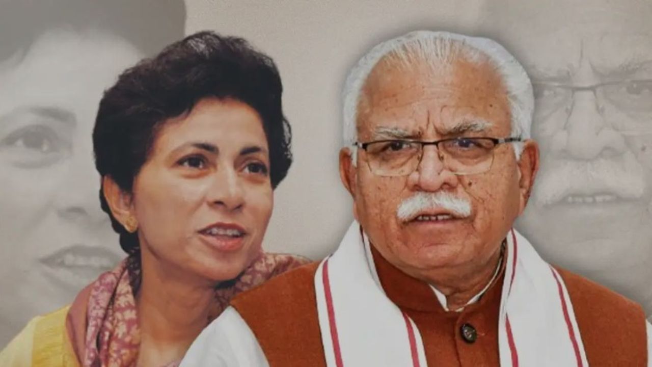 Kumari Shailaja, Manohar Lal Khattar