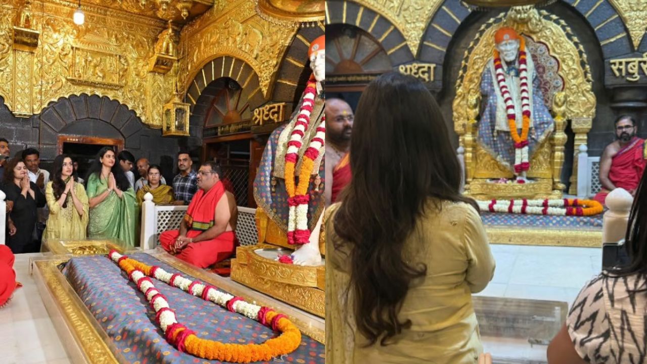 Shraddha Kapoor visited Sai Baba Mandir