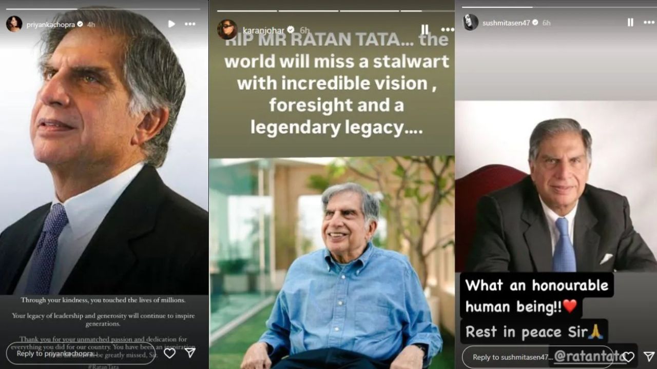 Bollywood mourns Ratan Tata's passing