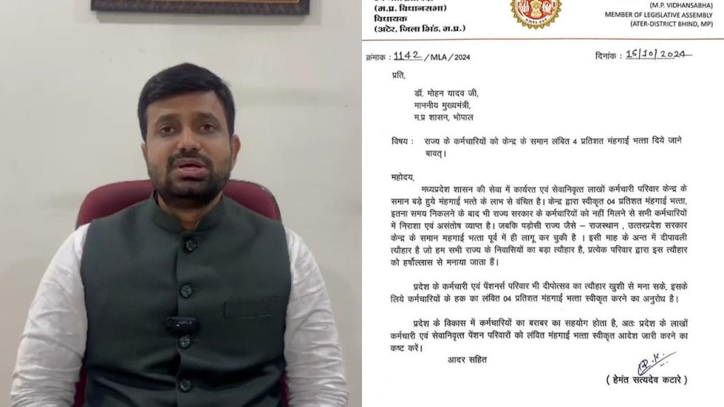 Hemant Katare wrote letter to cm mohan yadav