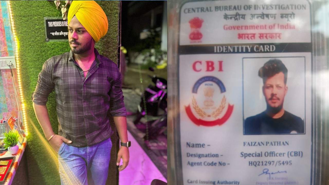 Fake CBI card recovered from sex racket accused Faizan in Indore