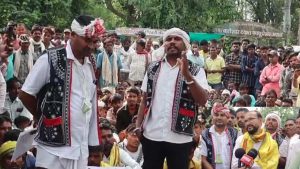 People of the tribal community say that if this scheme is not stopped then there will be a fierce movement by the society.