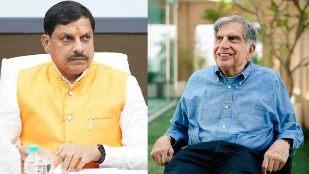 CM Mohan Yadav has expressed grief over the demise of Ratan Tata.